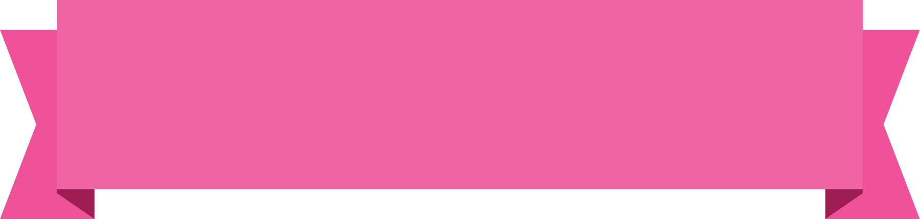 Pink Beautiful Empty Banners